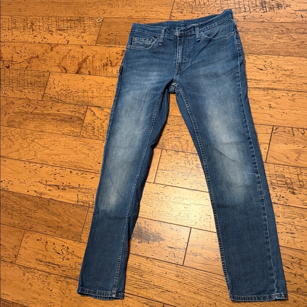 Levi's Men's Straight Fit Blue Jeans